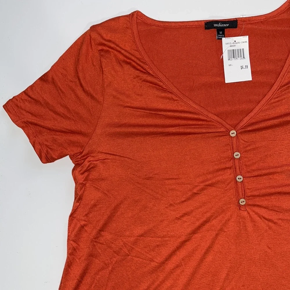 Ambiance V-Neck Short Sleeve Shirt Bundle | Light Weight & Stretchy | 2 for 1 - Picture 4 of 11